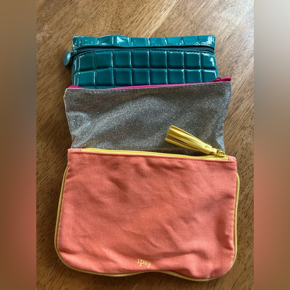 Set of 3 Ipsy bags
